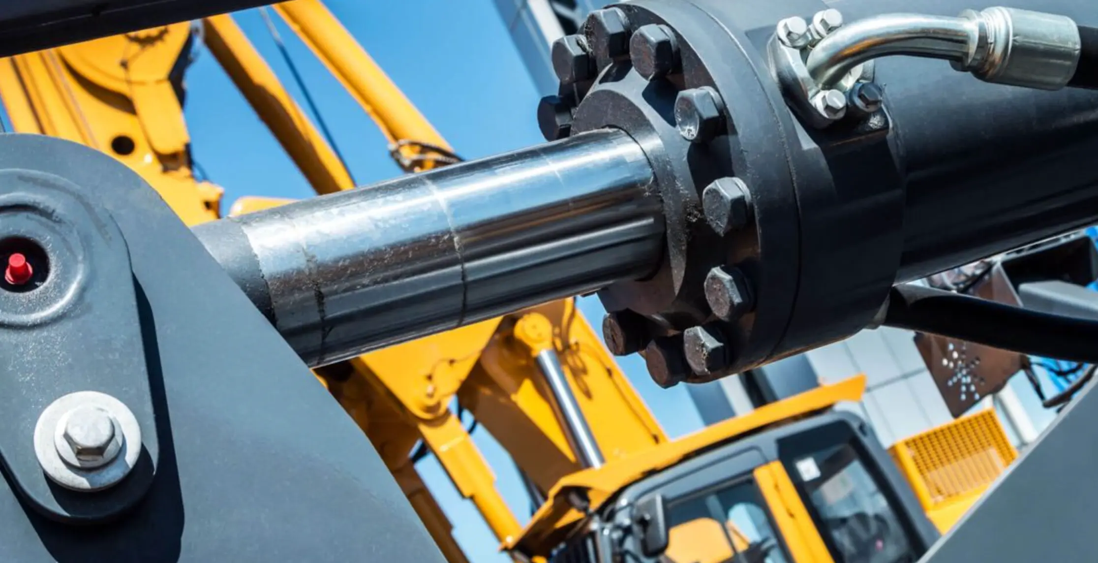 Hydraulic equipment background